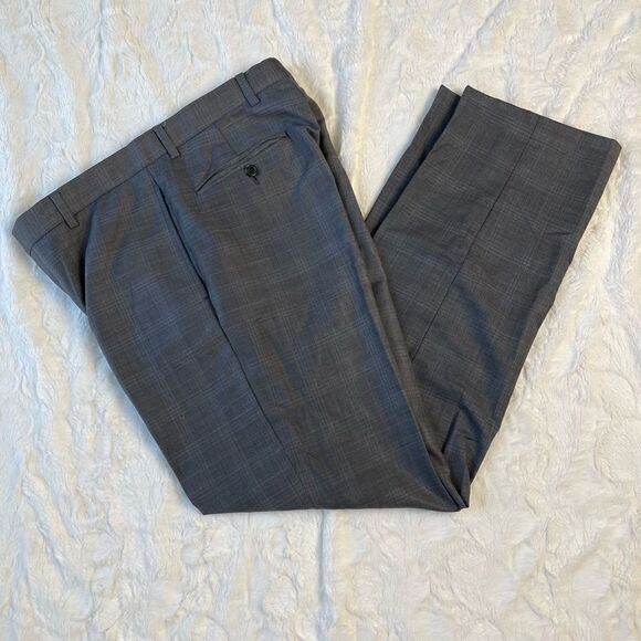 Sakes Fifth Ave Black Label Ermenegildo Zegna Gray Suit Set - Mens 38 Blazer - Picture 8 of 15